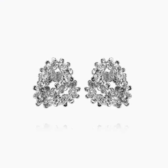 Hovedbilde Mini Gemma Earrings Rhodium 