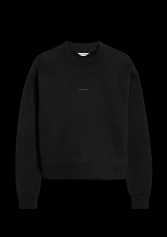 W Regular Crew Black 