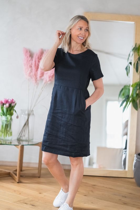 Eamarina Dress Dark Navy