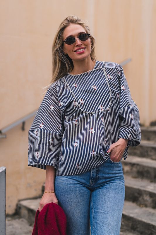Pristina Blouse Indigo 