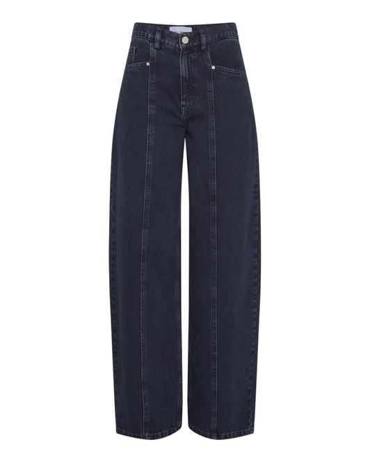 Hovedbilde Utta Evi HW Tapered Jeans Blue Black Wash 