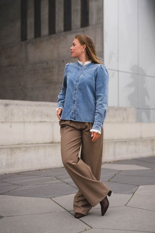 Imara Denim Shirt Light Blue 