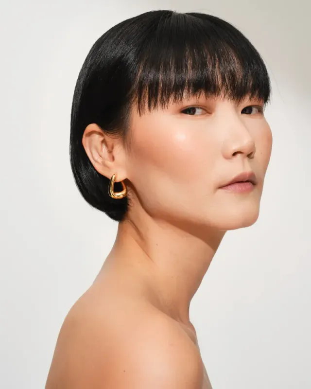 Twist Hoops Gold 