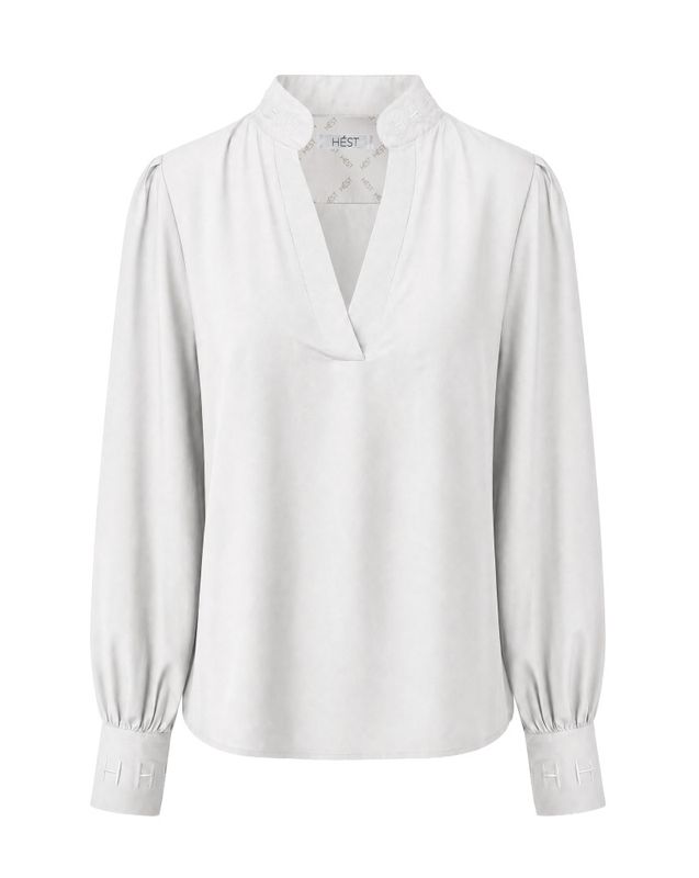 Mie Tencel Blouse Grey 
