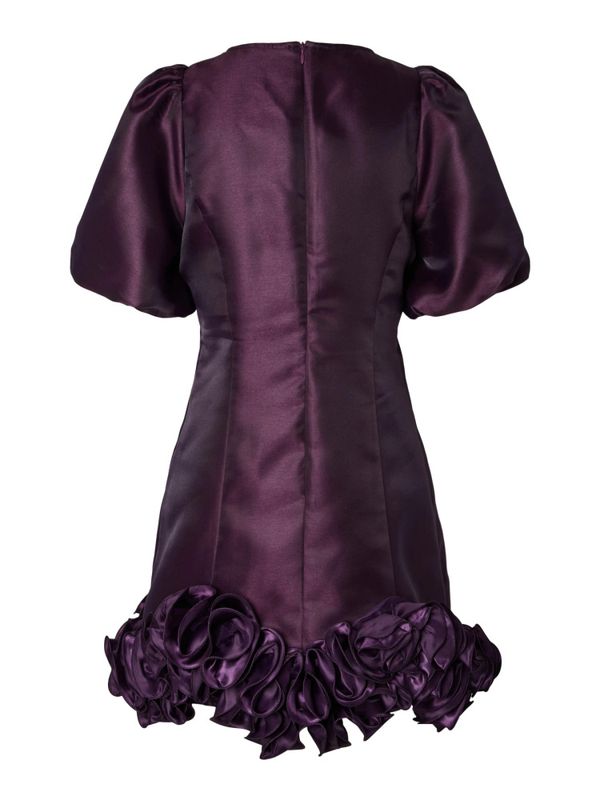 Elina Wave 2/4 Dress Shadow Purple 