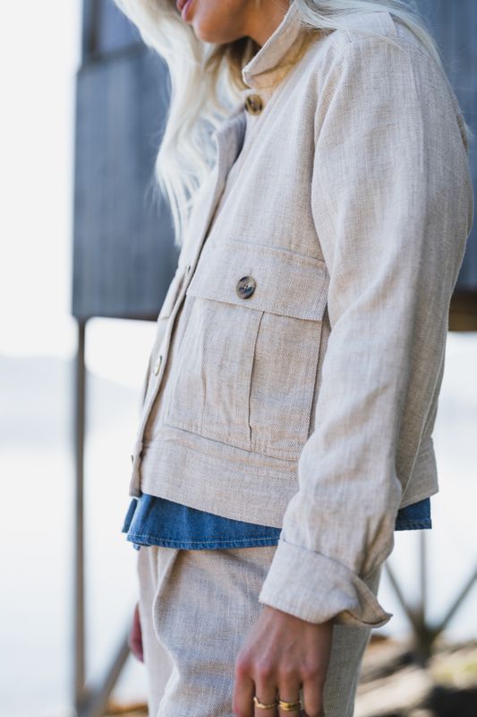 Najah Jacket French Oak Melange 