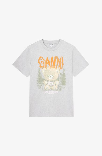 Hovedbilde Basic Cotton Relaxed T-Shirt Teddy Forest Paloma 