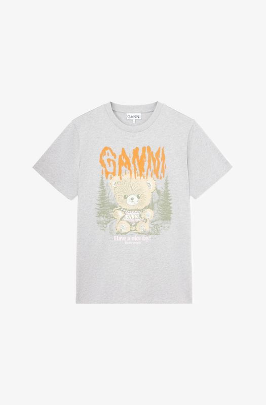 Basic Cotton Relaxed T-Shirt Teddy Forest Paloma 