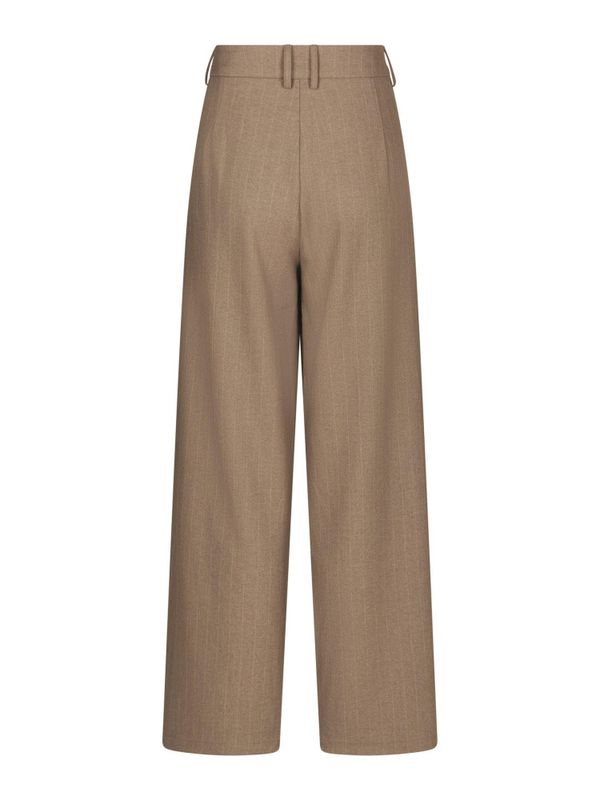 Essiall Pinstripe Pants Taupe 