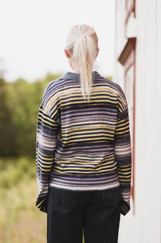 Luna Space Yarn Polo Multicolor