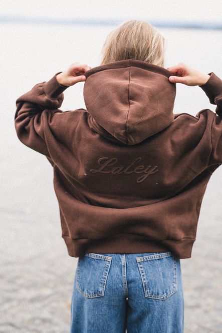 Hovedbilde Back Logo Hoodie Brown 