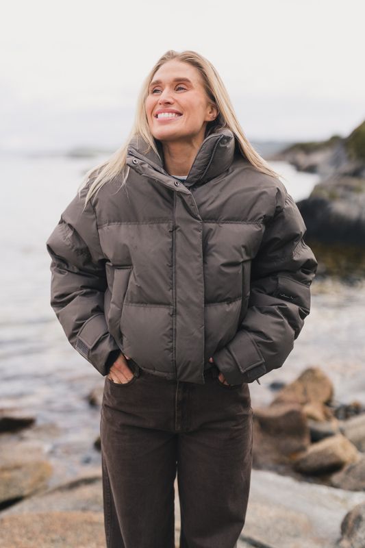 Steilia Ripstop Down Jacket Taupe 