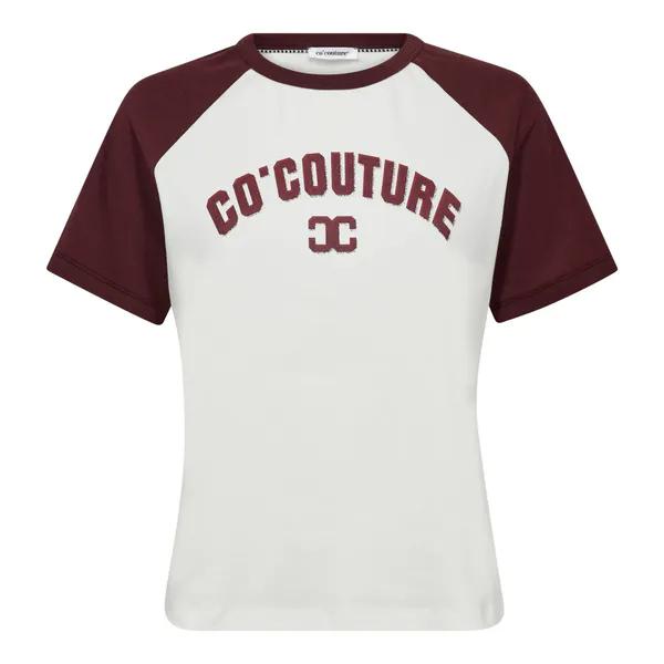 Hovedbilde Edge Block Tee Offwhite/Winered 