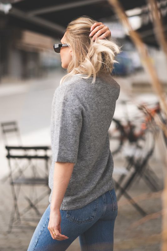 Saanoura SS Cardigan 7355 Grey Melange