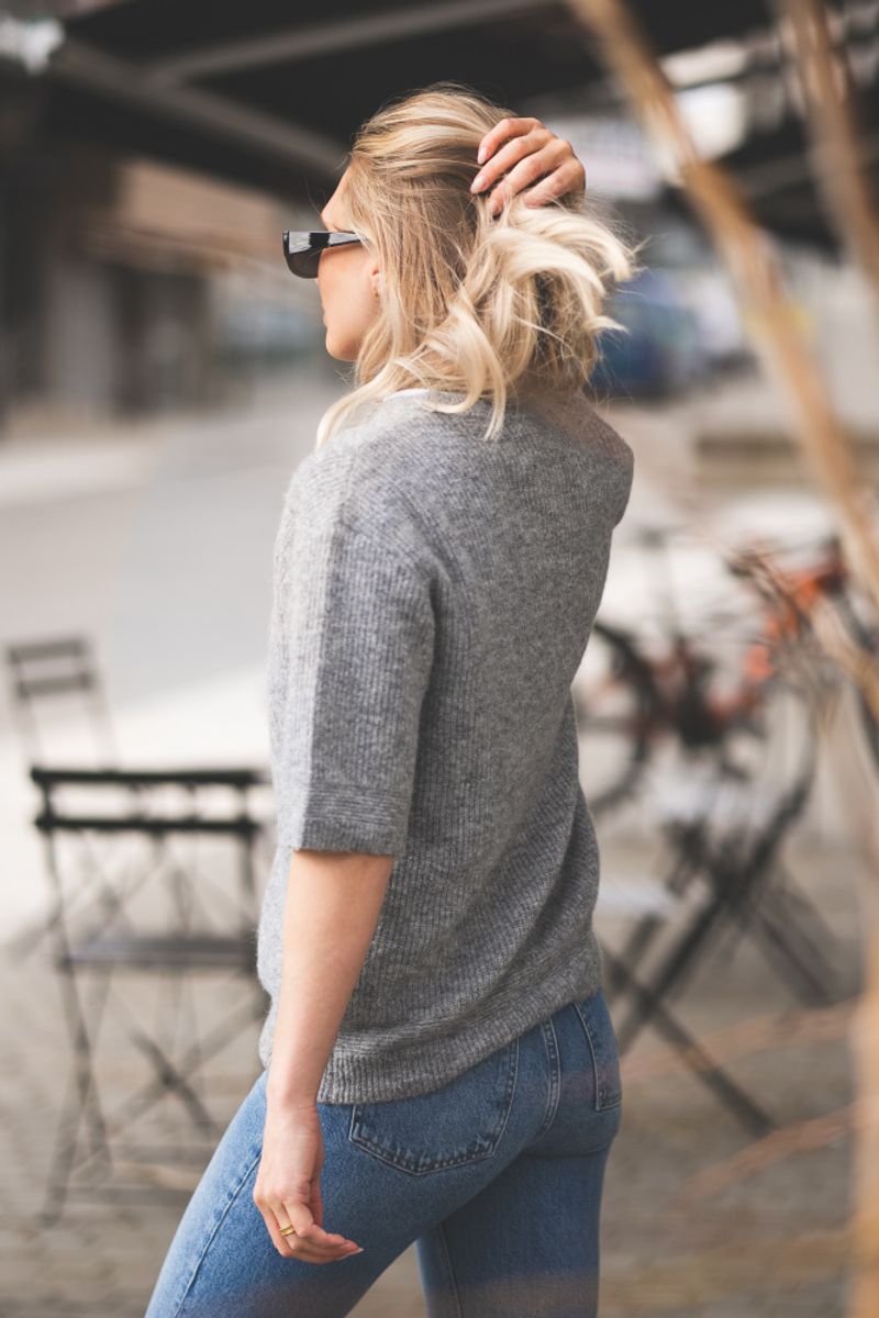 Saanoura SS Cardigan 7355 Grey Melange