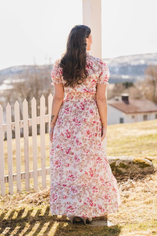 Kanza Flower Rose Dress Rose 