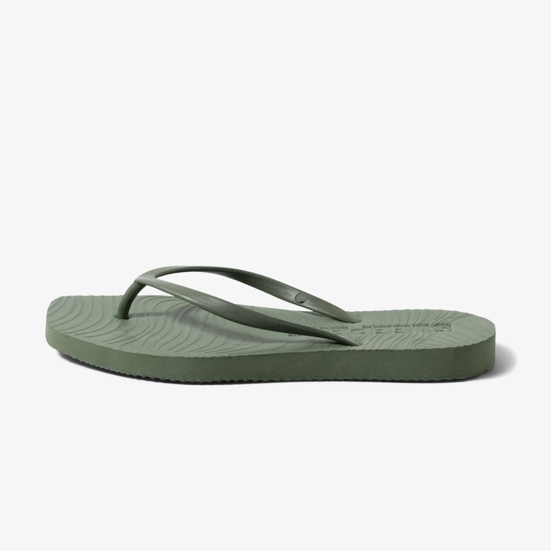 Tapered Flip Flops Green
