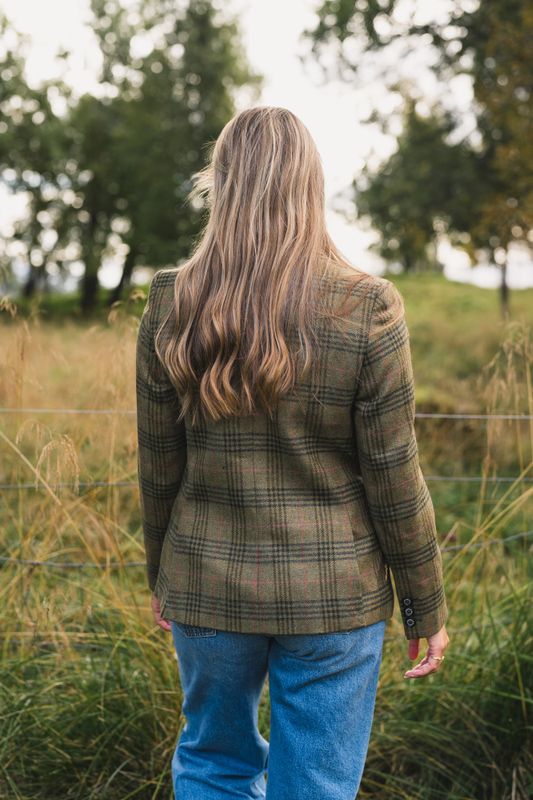 Carlby Tailored Jacket Dark Moss 