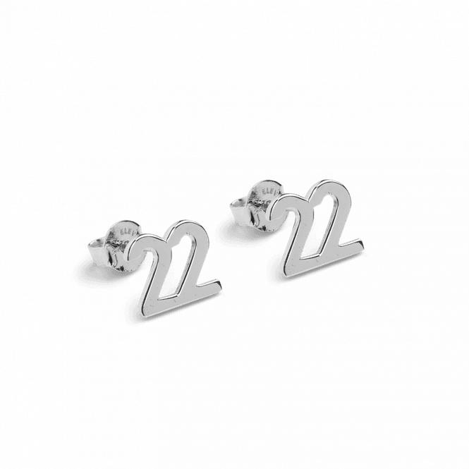 Hovedbilde Big Number Studs Silver - 6