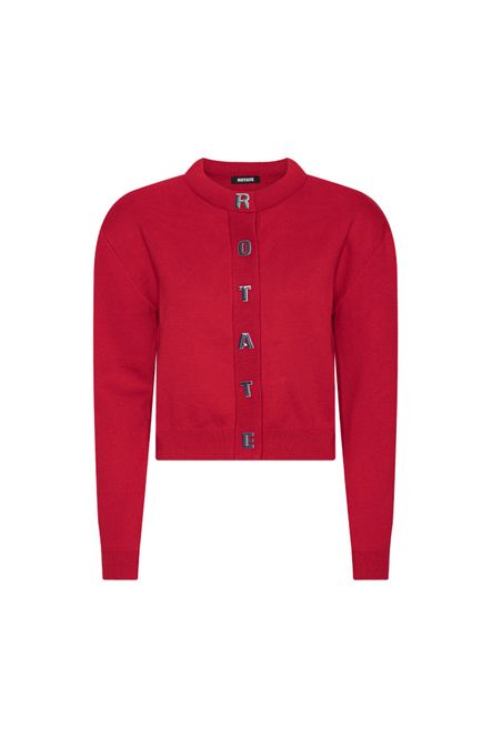 Hovedbilde Firm Knit Cardigan Scooter Red 