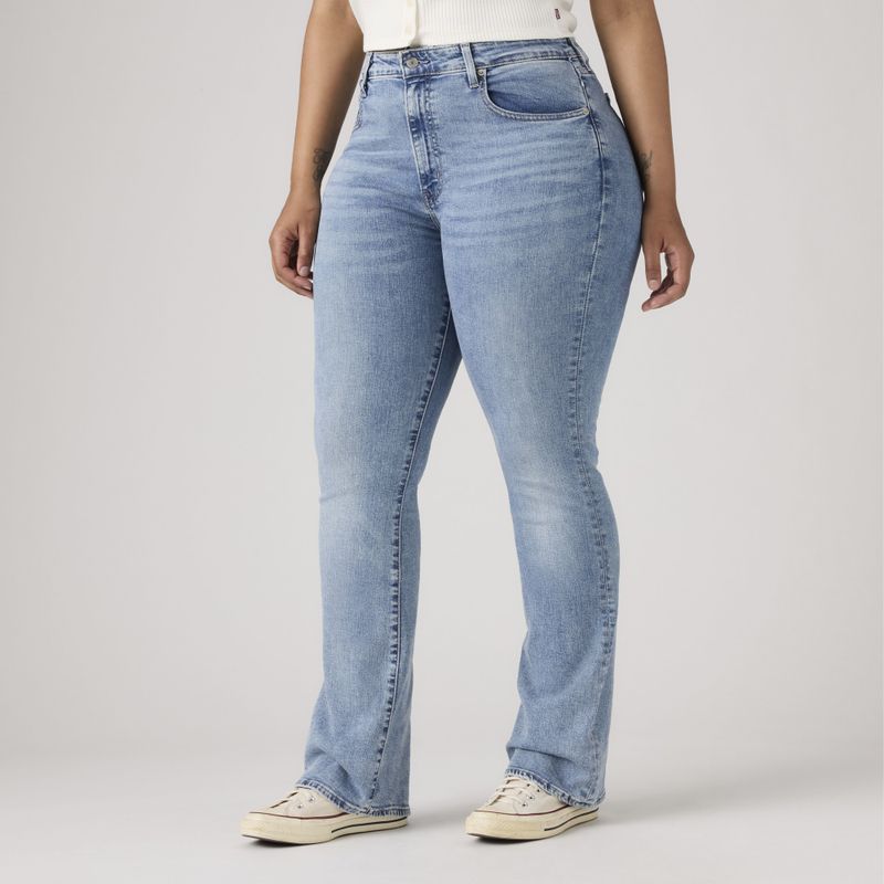 725 High Rise Bootcut Jeans Blue Wave Light Wash 