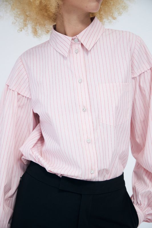 Finacras Shirt Pink Stripe 