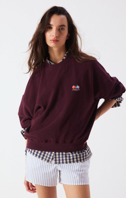 Atubay Sweatshirt Wine Lees