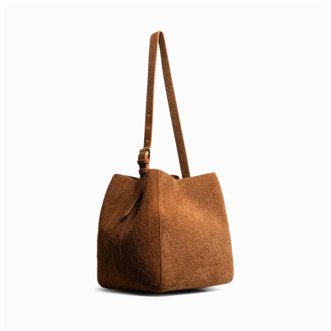 Hovedbilde Sac Mini Suede Cognac 