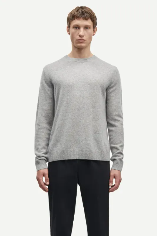 Nobis Crew Neck 6304 Grey Melange 
