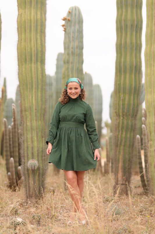 Embrace Dress Moss Green 