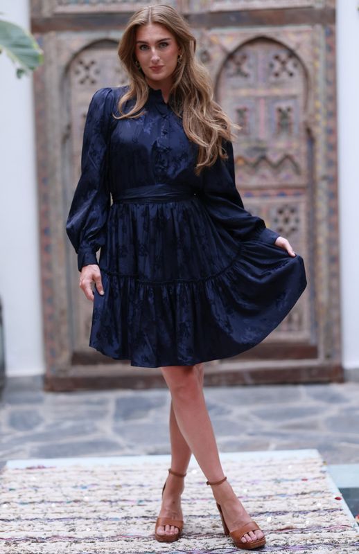 Doris Short Dress Midnight 
