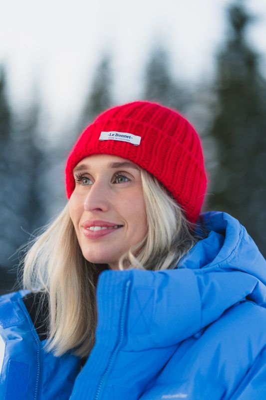Beanie Logo Crimson 
