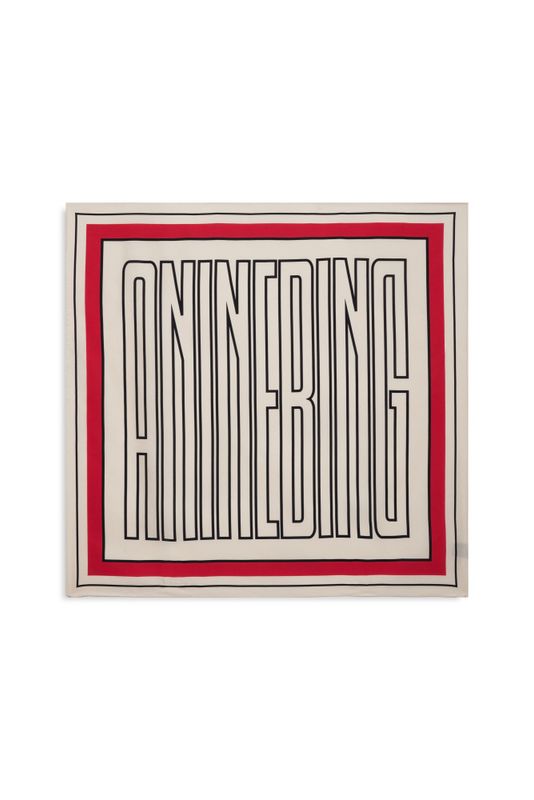 York Scarf Anine Bing Tango Red 