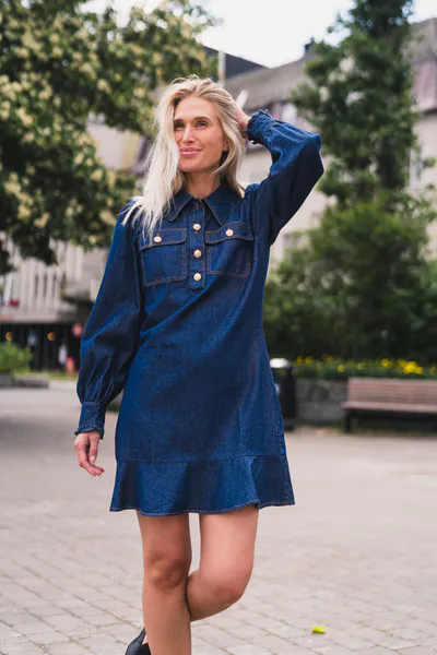 Hovedbilde Nikko Denim Dress Blue 