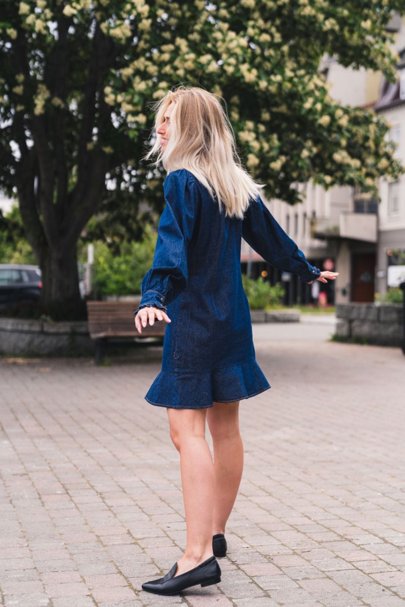 Nikko Denim Dress Blue 