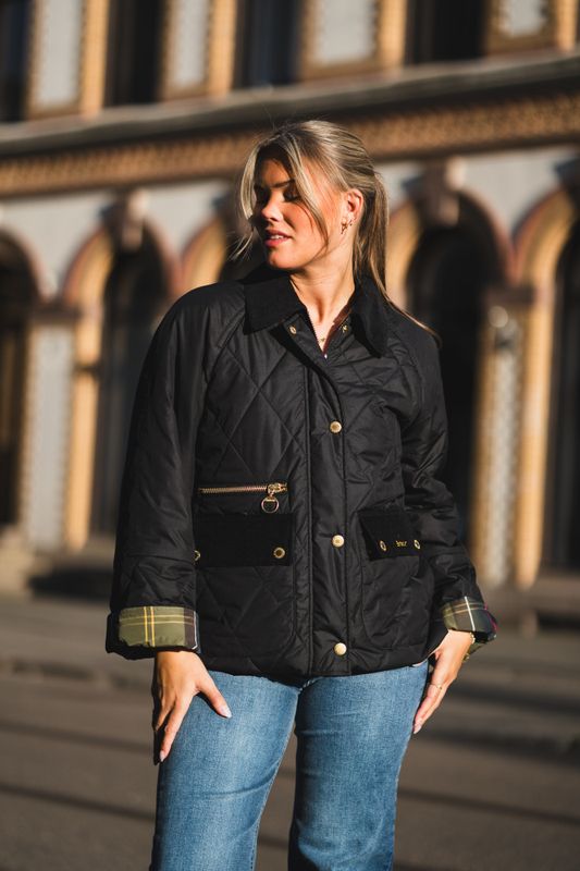 Martha Quilted Jacket Black 