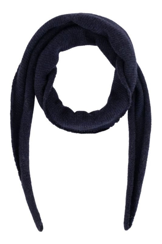 Misty Knit Scarf Navy 