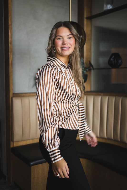 Lee Shirt Toffee Stripe 