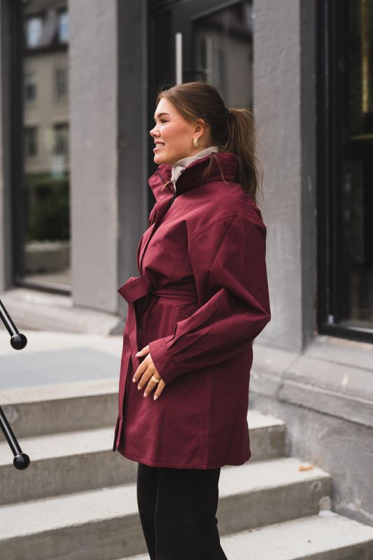 Rossby Coat Wine Red 