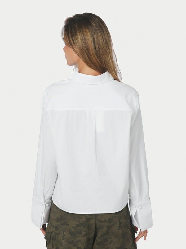 Cam Poplin Shirt Offwhite 
