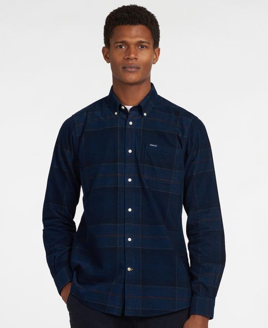 Hovedbilde Blair Tailored Tartan Cord Shirt Midnight Tartan 