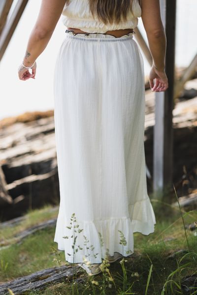 Hovedbilde Ariella Crepe Skirt Creme 
