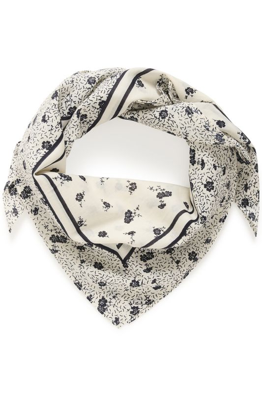 Phi Scarf Whispering White Fragile Print