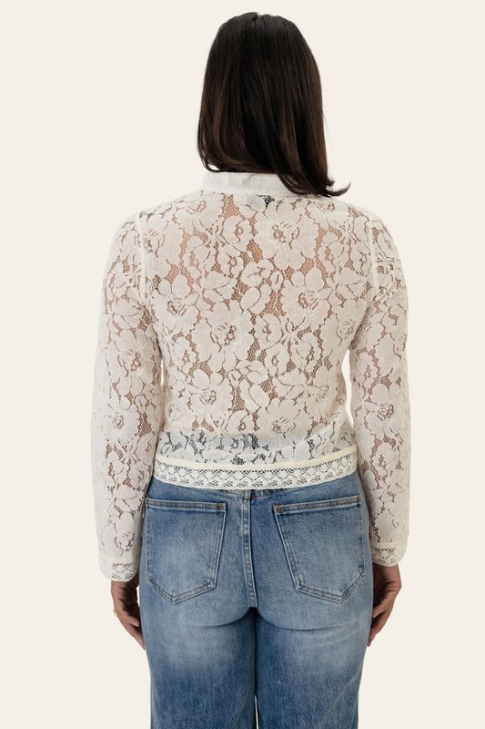 Liljaic Shirt Off White Lace