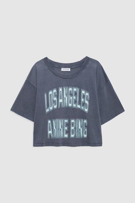 Hovedbilde Johnny Cropped Tee Washed Grey 