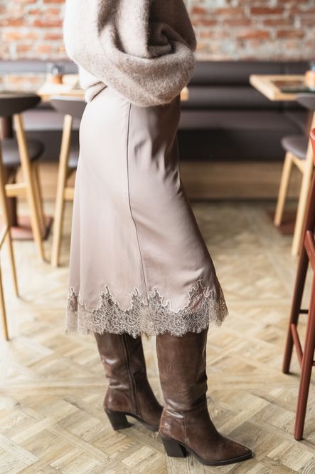 Hovedbilde Trine Skirt Mocha Merinque