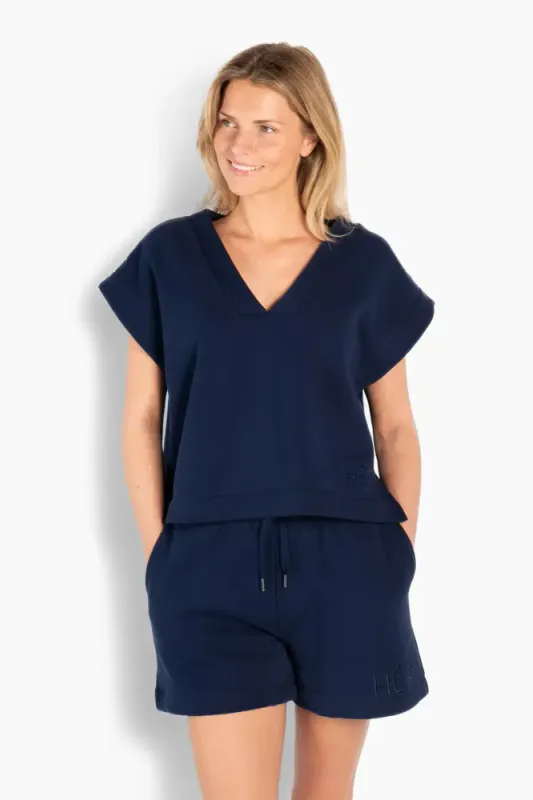 Gabriela Top Navy Blazer 