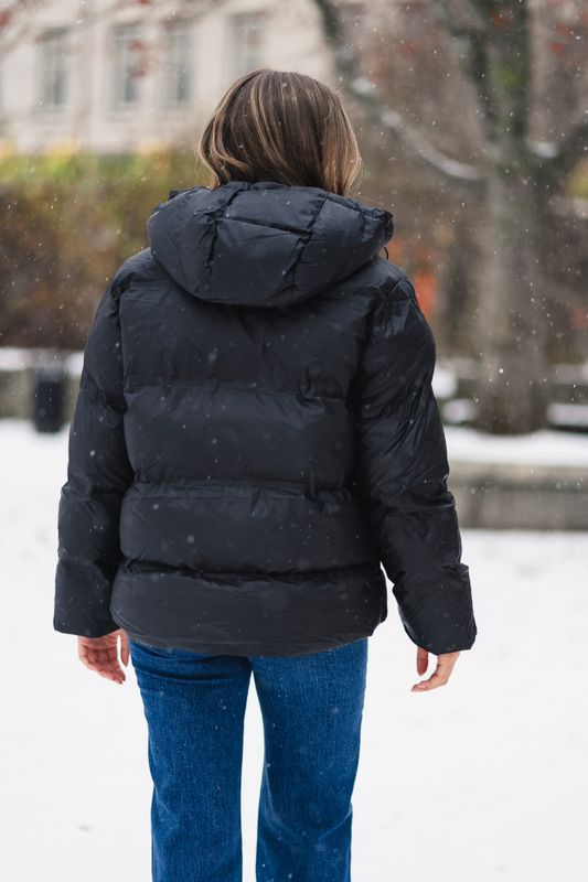 Fox C Puffer Jacket Black