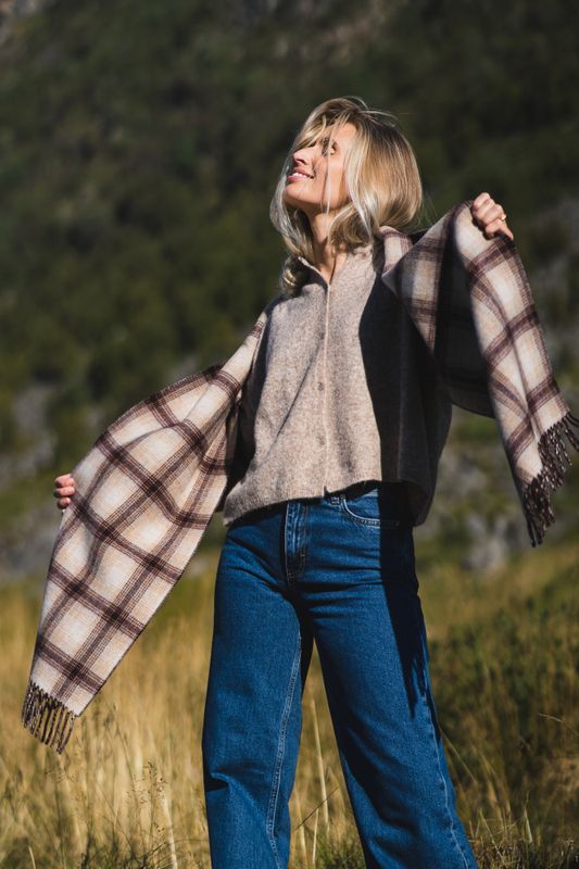 Elorenca Scarf Burgundy 