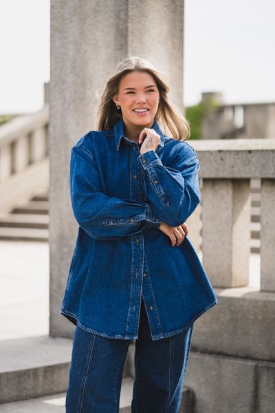 Hovedbilde Alex Shirt Washed Dark Blue 